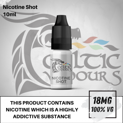 Celtic Vapours Nicotine Nic Shots